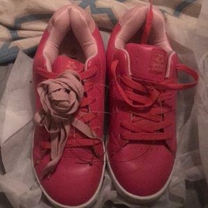 Kisses FlexSole, Lite Weight, Cushioned, & Street Athletic Sport Fuchsia Shoes.